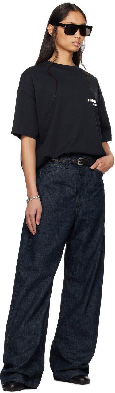 Tričko Fear of God Fear of God ESSENTIALS Classic Short Sleeve T-Shirt Čierna | 125AS254190F, 4