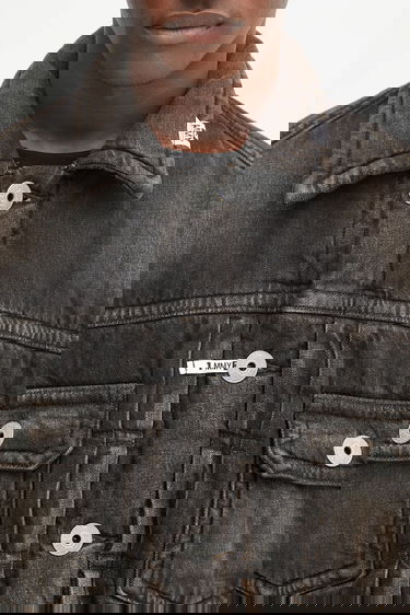 Bunda Maison MIHARA YASUHIRO Maison MIHARA YASUHIRO Blouson Winter Denim Jacket Čierna | J15BL126, 3