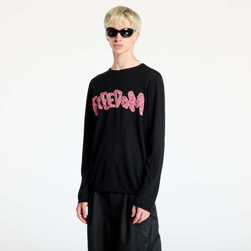 Sveter Comme des Garçons SHIRT Knit Sweater Black Čierna | FN-N001 Black