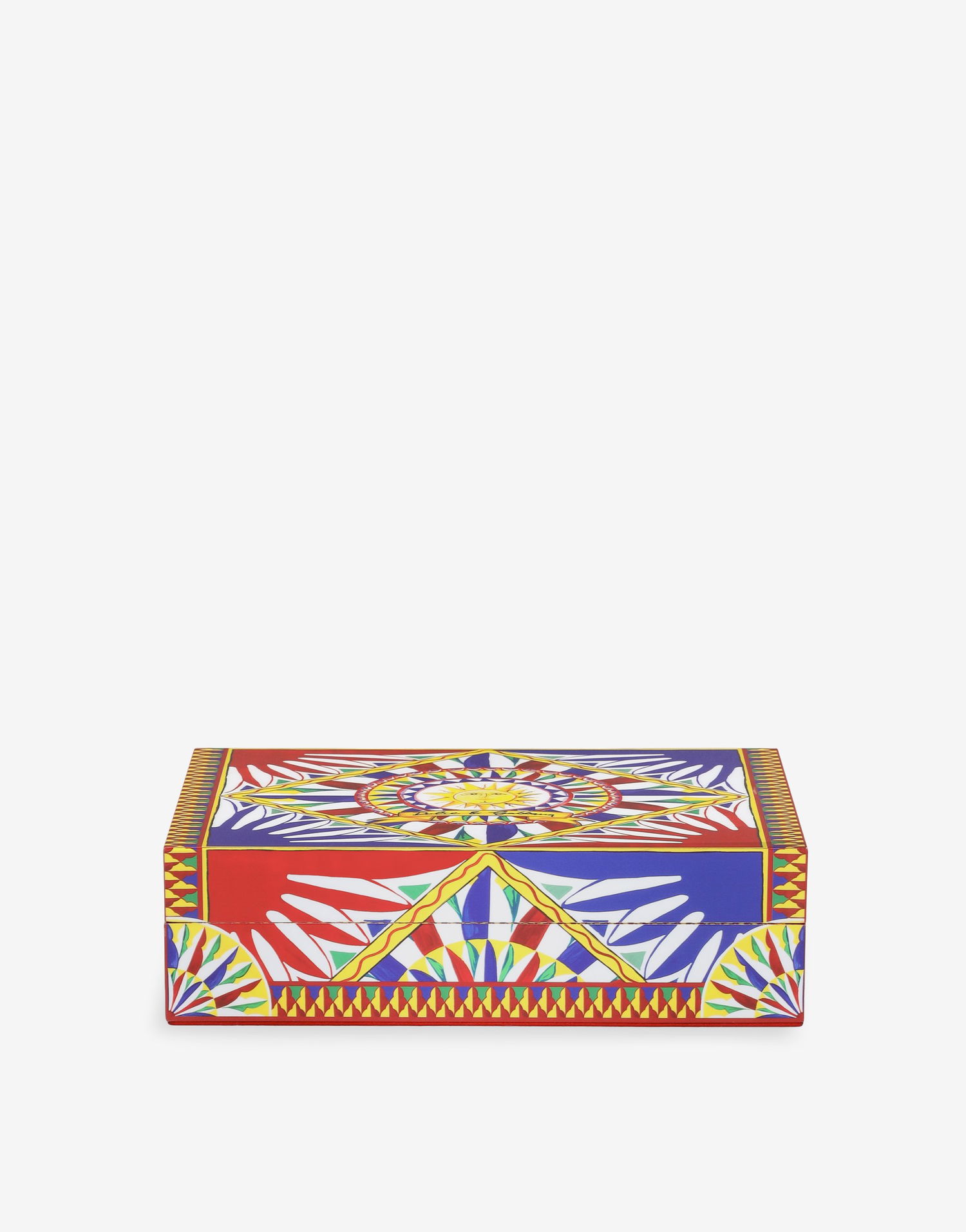 Home decor Dolce & Gabbana Dolce & Gabbana Sicilian Sun Print Large Decorative Plexiglass Box Rôznofarebný | TCC201TCAMYUC067, 1