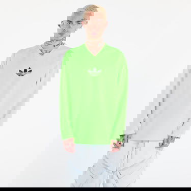 Tričko adidas Originals Adicolor Mesh Long Sleeve Tee Zelené | JW8379, 0