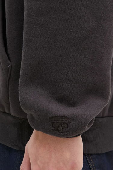 Mikina Butter Goods Basic Pullover Hood Čierna | P18353, 4