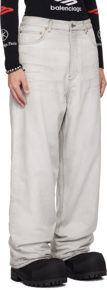 Džínsy Balenciaga Balenciaga Waterproof Denim Jeans Šedá | 774196-TRW54-9800, 1