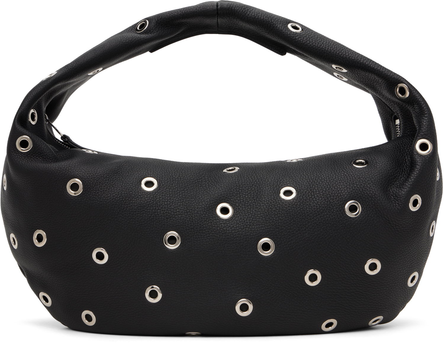 Kabelka Khaite Medium Eyelet Leather Shoulder Bag Čierna | H6015-918, 0