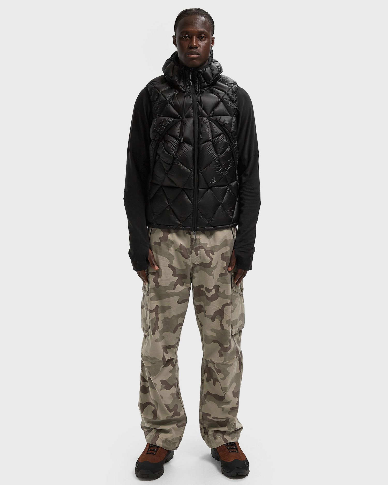 Vesta ROA Nuna 800FP Hooded Down Vest Čierna | RBMW0493FA327, 1