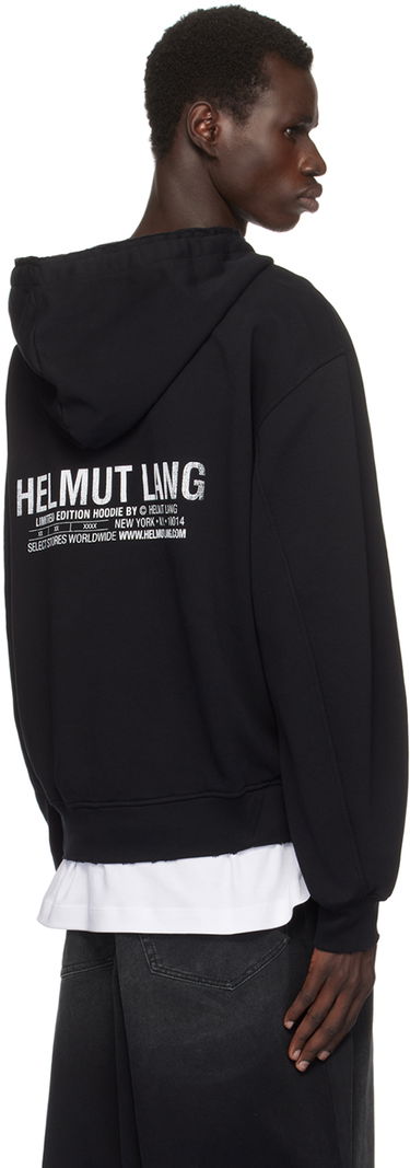 Mikina Helmut Lang 'New York' Graphic Print Hoodie Čierna | O06HM515, 2