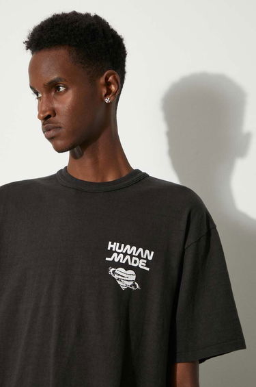 Tričko Human Made Graphic Print T-Shirt Čierna | HM27TE011, 4
