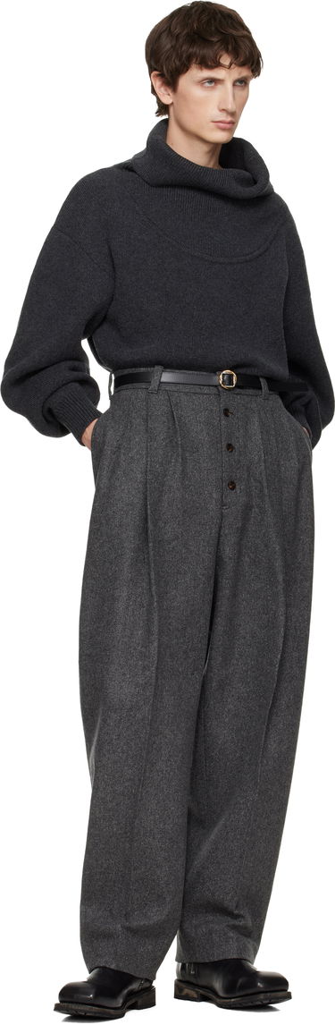 Opasok Jacquemus La Croisière 'The Salon' Leather Double-Ring Buckle Belt Čierna | 25HBEW00344AC01C01, 1