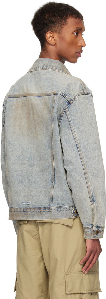 Bunda We11done We11done Washed Denim Jacket Modrá | WD-DJ3-24-315-U-SK, 2