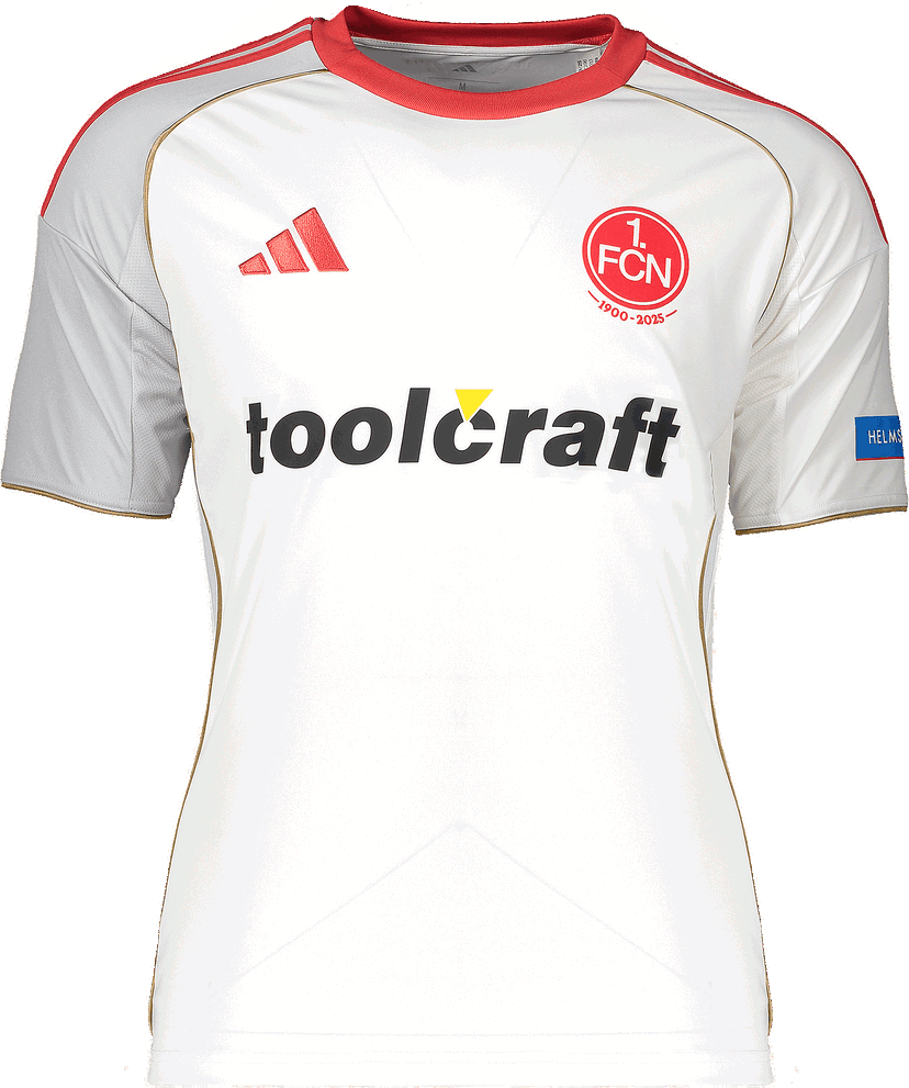 Dres adidas Originals 1. FC Nürnberg Away Jersey 2025/26 Biela | 6fcnjd7396