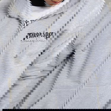 Mikina Thrasher Magazine Logo Zip Hoody Šedá | 114123, 2