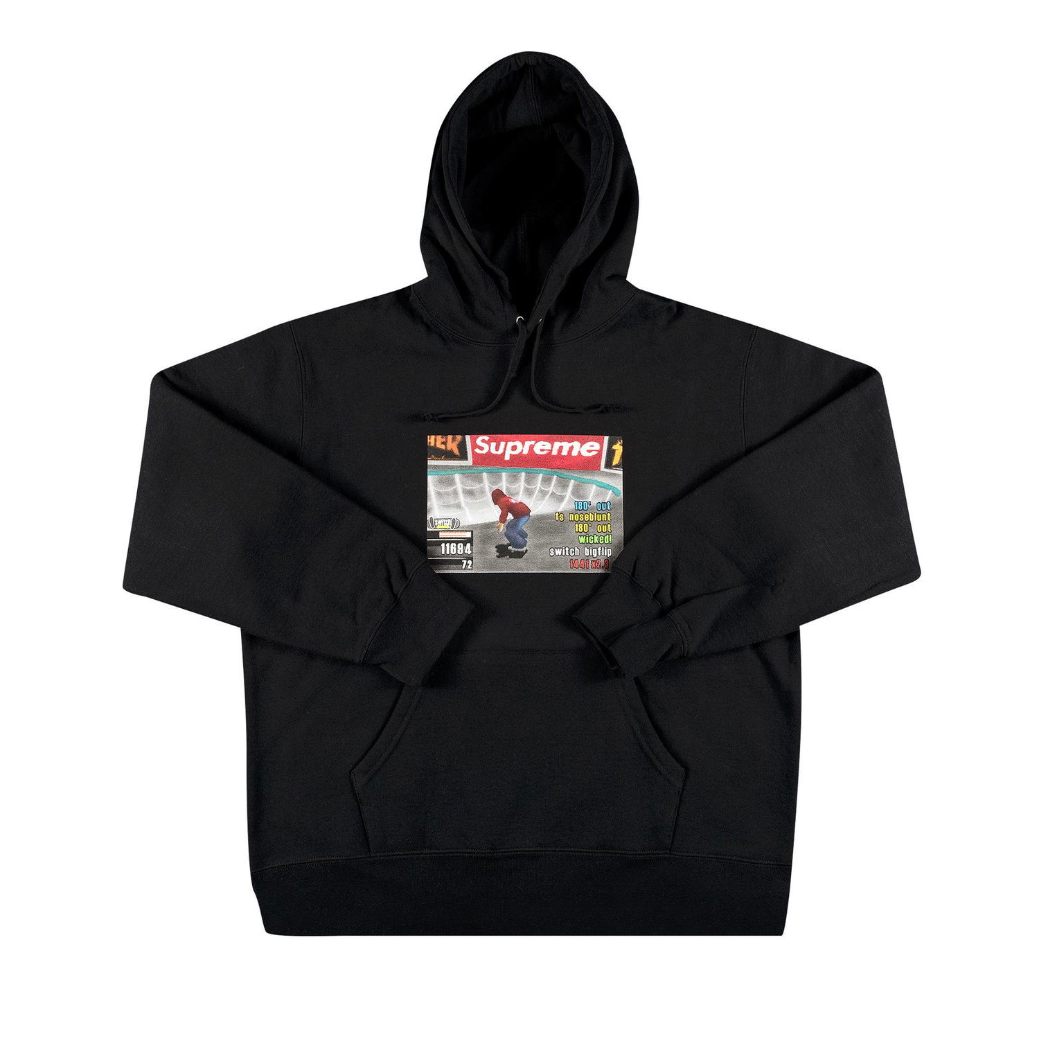 Mikina Supreme Thrasher x Hooded Sweatshirt Čierna | FW21SW98 BLACK, 1