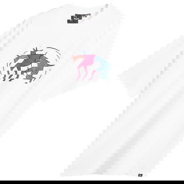 Tričko By Parra Parra The Zoomies T-Shirt Biela | 54120-WHT, 1