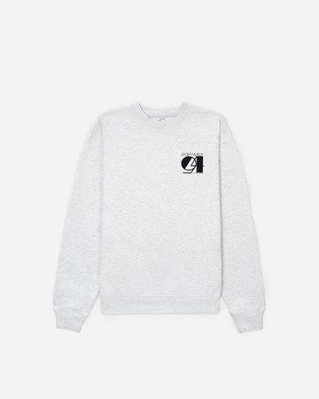 Mikina Sporty & Rich Studio Crewneck Šedá | CR484HG, 0