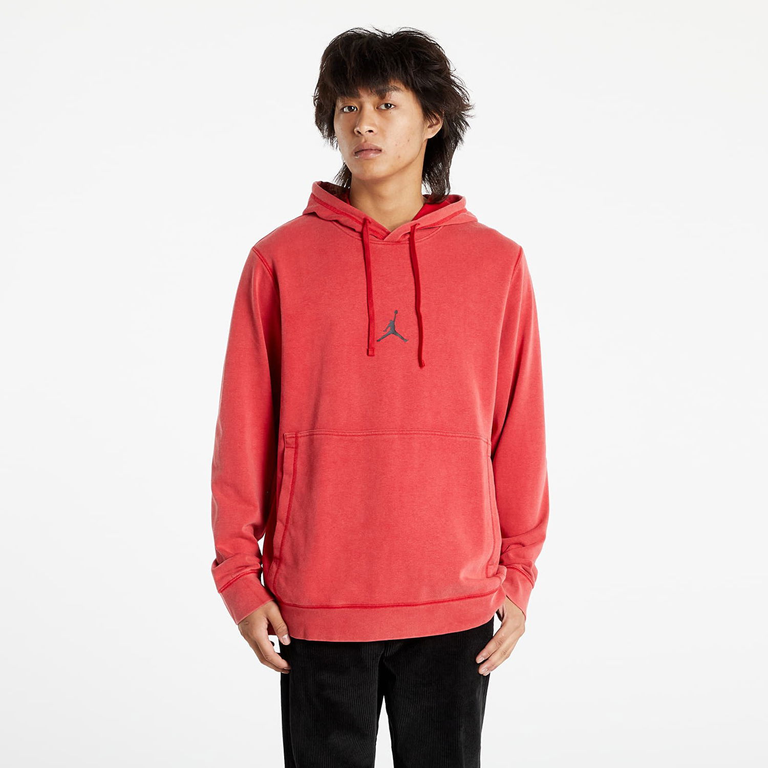 Mikina Jordan Dri-FIT Air Fleece Pullover Hoodie Červená | DA9860-687, 0