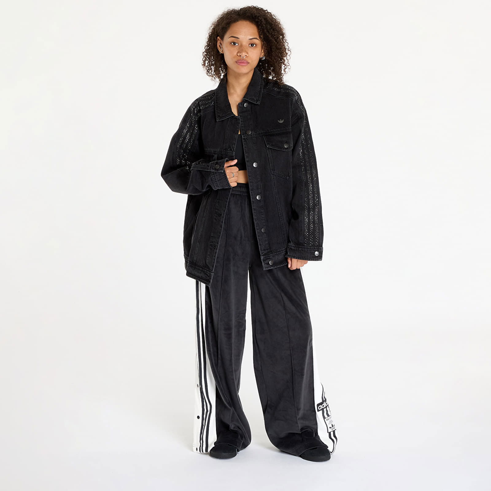 Adibreak Velour Track Pants Black