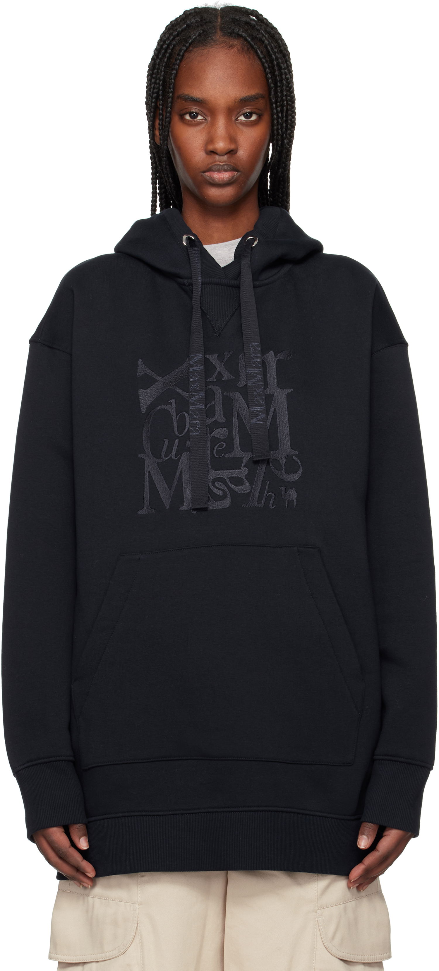 Mikina Max Mara Max Mara Musa Hoodie Čierna | 2519921011600, 0