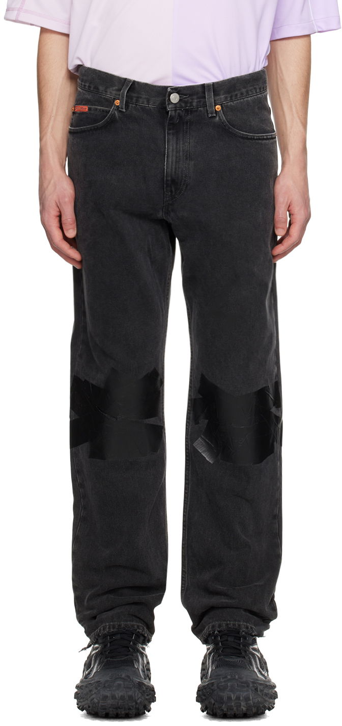 Džínsy Martine Rose Relaxed-Fit Jeans Čierna | MRSS24-229, 0