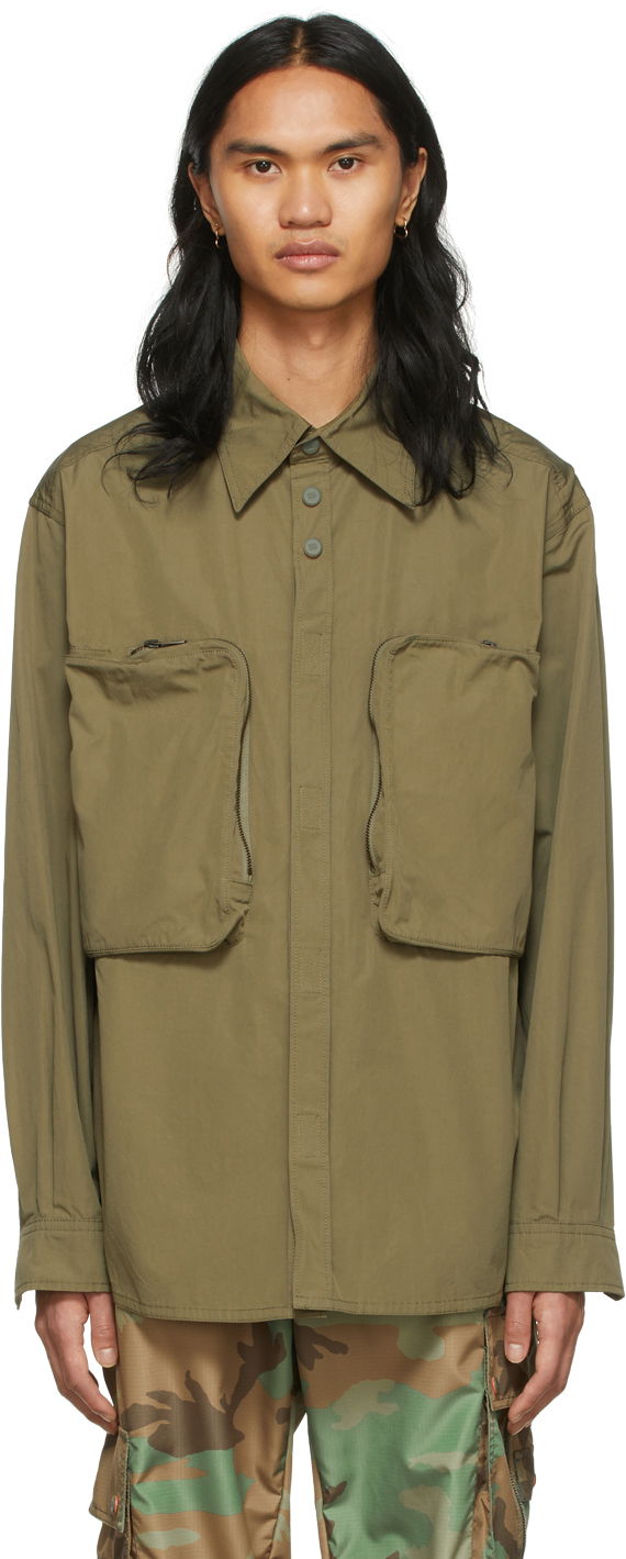 Košeľa Dolce & Gabbana Khaki Reborn To Live Shirt Zelené | G5JF2T GEY12, 0