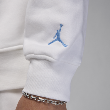 Mikina Jordan Essentials Fleece Crewneck Sweatshirt Biela | FV7460-100, 4