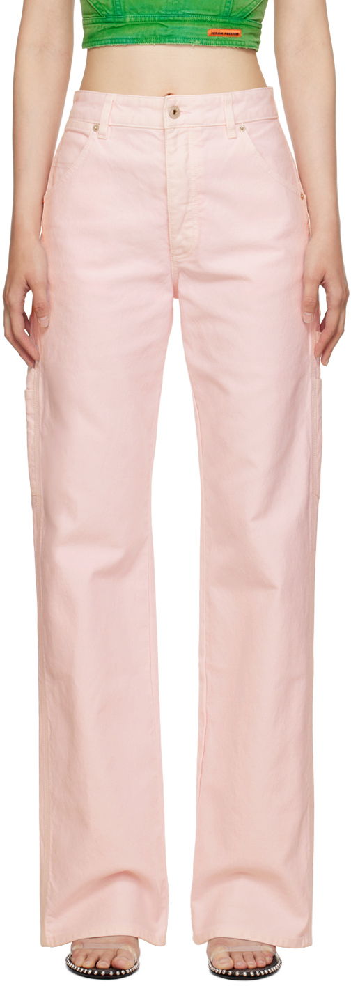 Nohavice HERON PRESTON Carpenter Trousers Ružová | HWCA036F23FAB0023000, 0