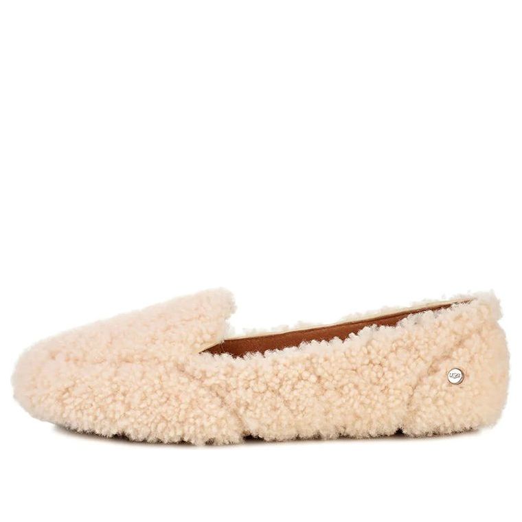Tenisky a topánky UGG Hailey Fluff Loafers Béžová | 1095108-NAT