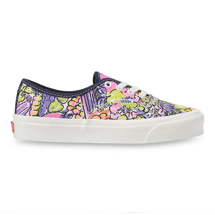 Tenisky a topánky Vans Anaheim Factory Authentic 44 Dx Parisian Night/OG Veggies Print Modrá | VN0A54F29GR