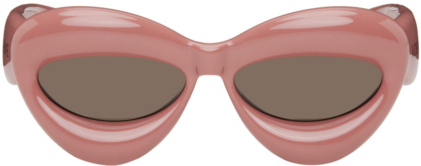 Pink Inflated Cat-Eye Sunglasses