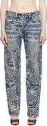 Diesel 1988 D-Ark Regular Fit Distressed Jeans