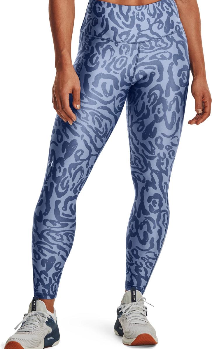 Legíny Under Armour HG Amr Tonal Print 7/8 Pocket Leggings Modrá | 1365343-470, 0
