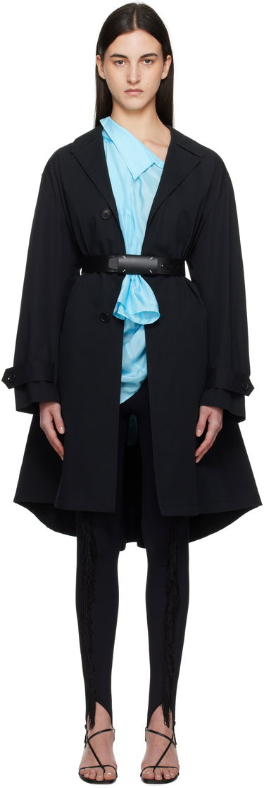Trenčkot Maison Margiela MM6 Maison Margiela Spliced Trench Coat Čierna | S52AH0078 S78537, 0