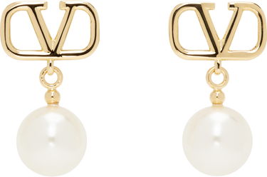 Náušnice Valentino Valentino Garavani VLogo Signature Pearl Drop Earrings Metalická | 6W2J0E36UXM, 0