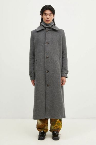 Kabáty Fiorucci Fiorucci Wool Coat Šedá | U01FMOCO244WO01GY01, 0