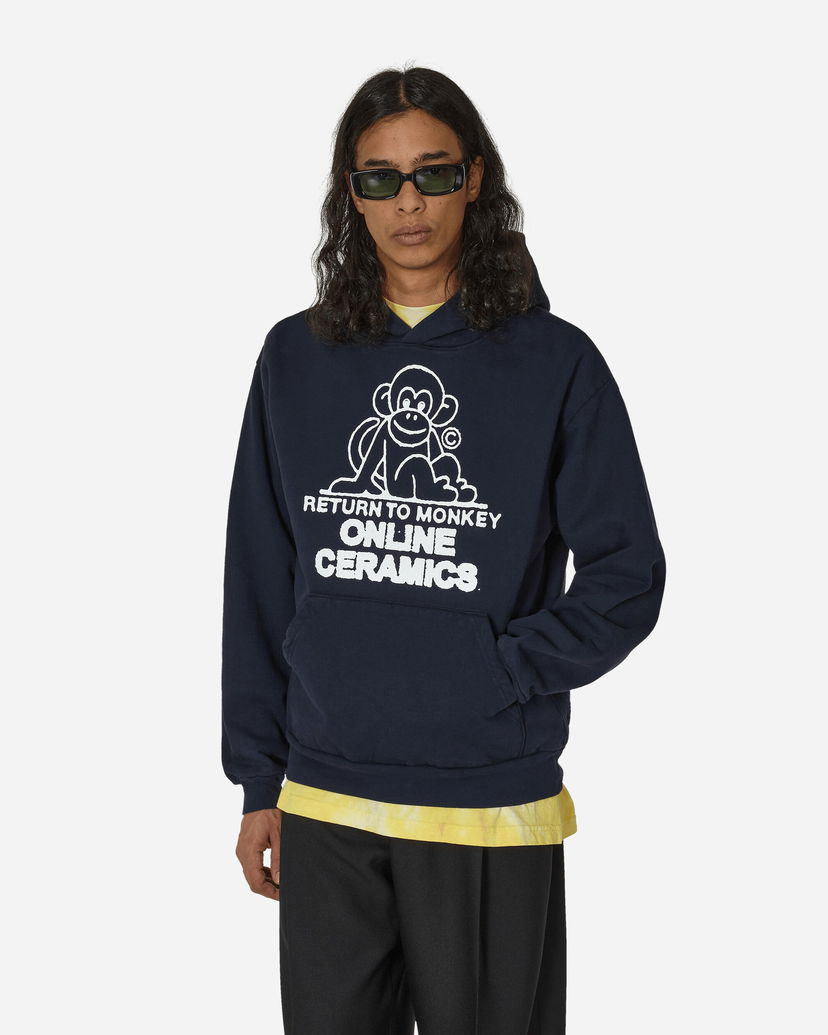 Mikina Online Ceramics Return To Monkey Hoodie Navy Navy | MONKEYHOODIE NAVY