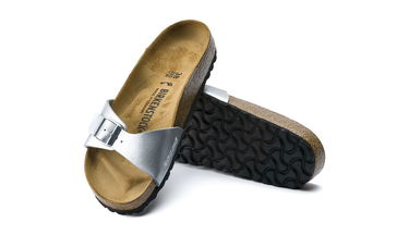 Tenisky a topánky Birkenstock Madrid Birko-Flor Metalická | 40411, 5