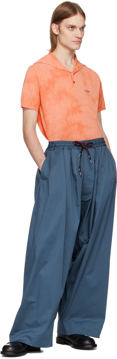 Nohavice Vivienne Westwood Vivienne Westwood Balloon Trousers Modrá | 2F01001M-W0137-, 3