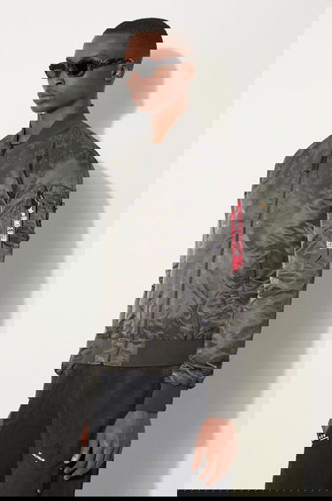 Bomber bunda Alpha Industries MA-1 LW AOP Rainbow Bomber Jacket Šedá | 106109.136, 4