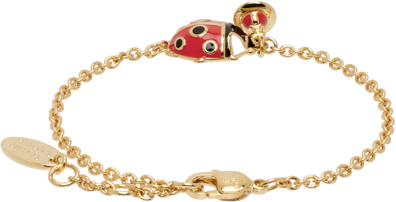 Náramok Vivienne Westwood Vivienne Westwood Sylvana Chain Bracelet Červená | 6102024H-02R900-, 1