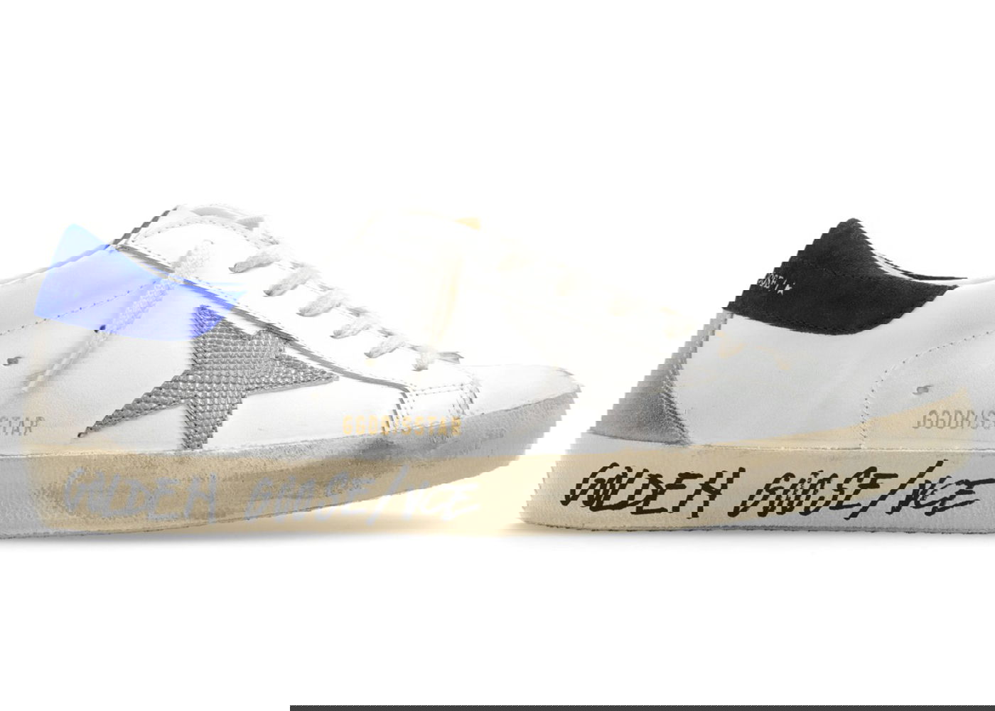 Tenisky a topánky Golden Goose Super-Star White Snake Blue Biela | GMF00102.F004797.11554, 0