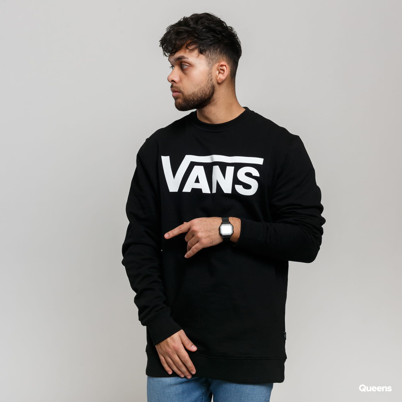 Mikina Vans Classic Crew Čierna | VN0A456AY281, 0