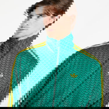 Súprava adidas Originals Firebird Tt All-Over Trefoil Print Track Jacket Zelené | KD0382, 1