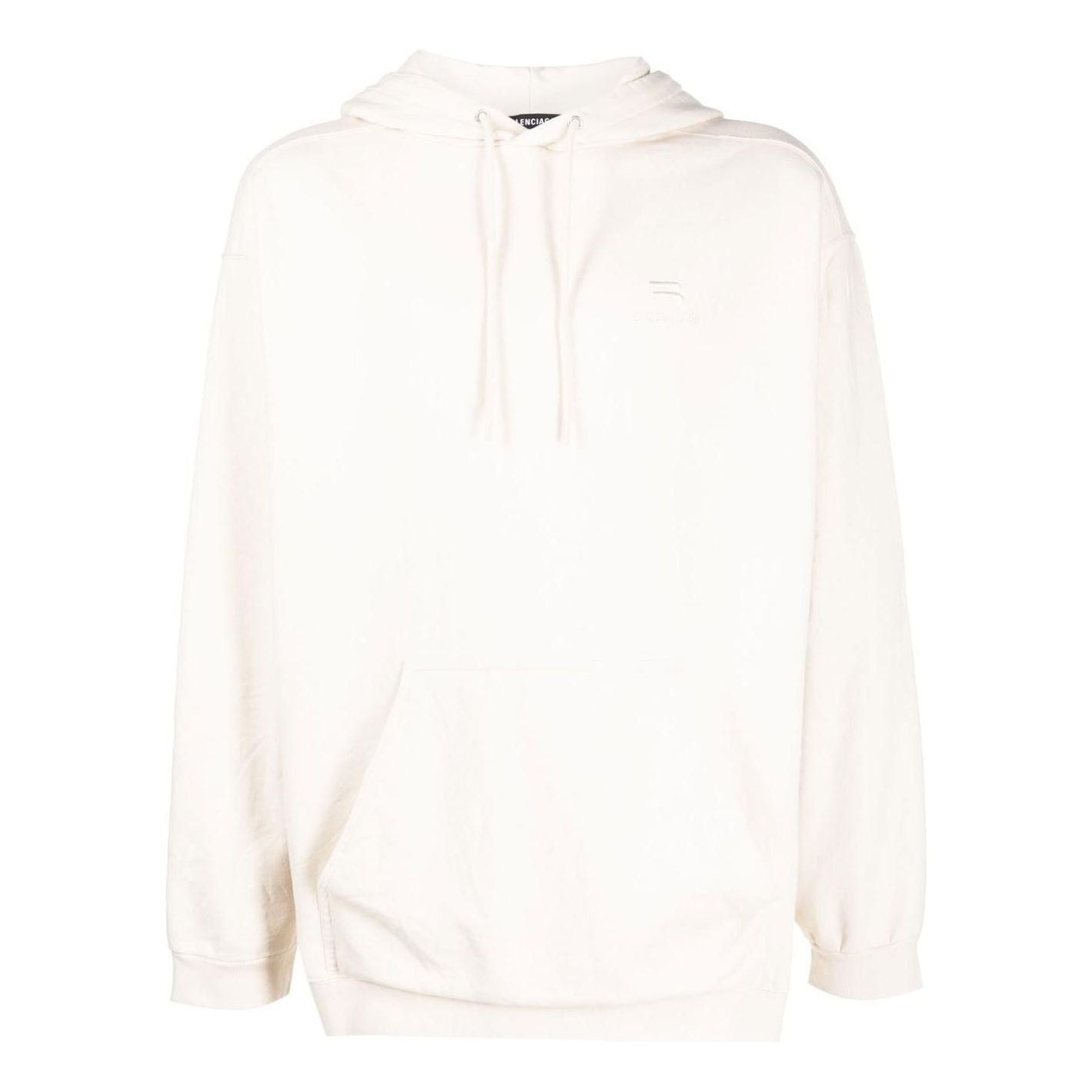Mikina Balenciaga Oversized Drawstring Hoodie Biela | 600583TLVA19080, 0