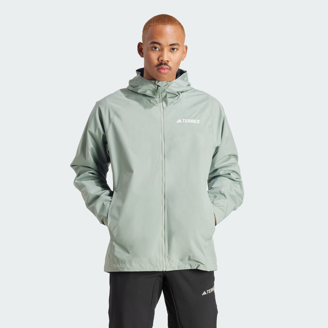 Bunda adidas Performance adidas TERREX Terrex Multi 2L RAIN.RDY Šedá | IN4771, 0