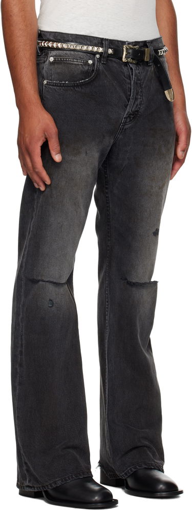Džínsy Enfants Riches Déprimés Enfants Riches Déprimés Wider Flare Leg Jeans Čierna | 050-400, 1