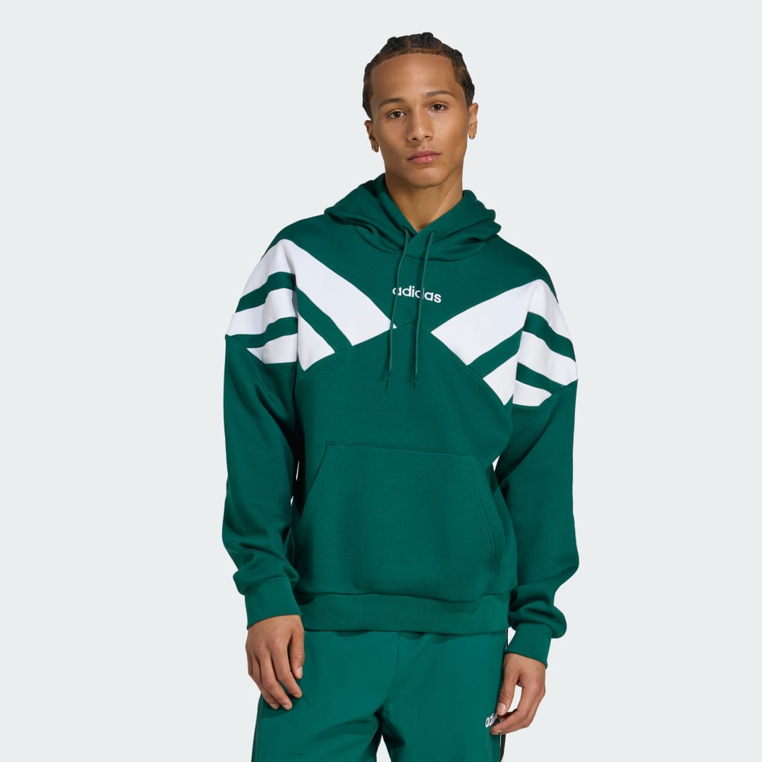 Mikina adidas Performance Archive Cut Line Hoodie Zelené | JX3063, 0