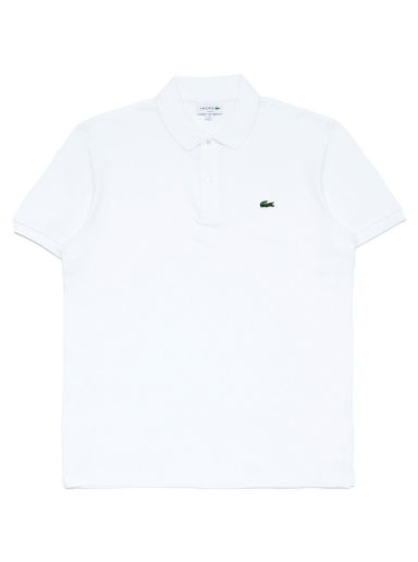 Tričko Lacoste Ribbed Collar Polo Tee Biela | PH4012-001