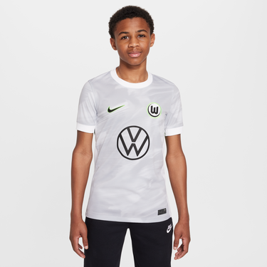 Dres Nike Wolfsburg 2025/26 Stadium Home Kids' Soccer Jersey Biela | hq0953-100, 3