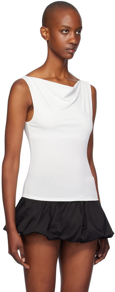 Sukňa Miaou Miaou Lani Cowl Neck Sleeveless Peplum Top Čierna | 7114VISCRE, 1