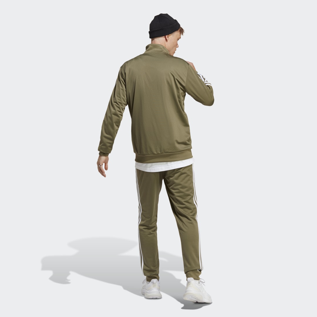 Súprava adidas Performance Basic 3-Stripes Tricot Zelené | IC6755, 1