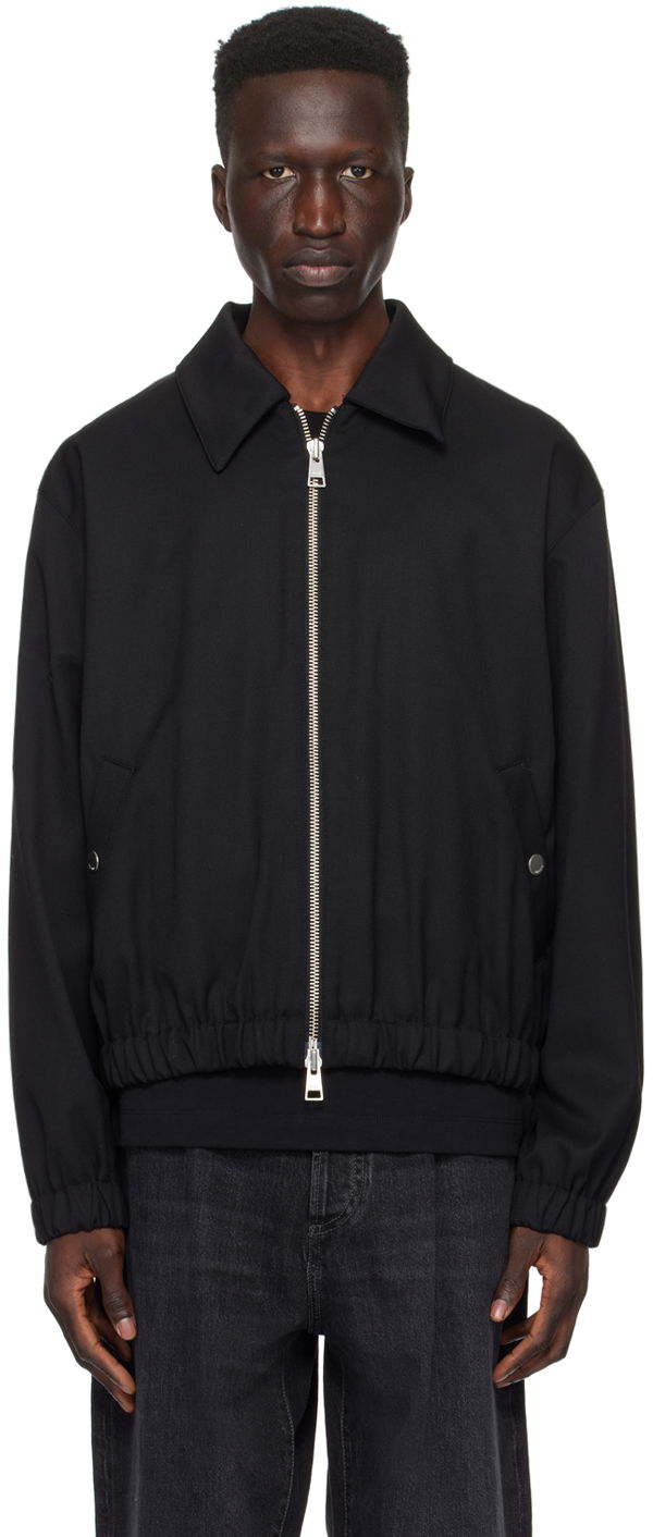 Bomber bunda AMI Paris De Cœur Bomber Jacket Čierna | HJK019.WV0037, 0